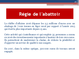 Régie de l’abattoir