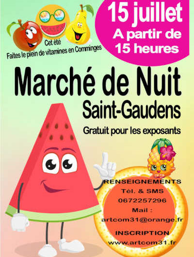 Marché de nuit – Exposants