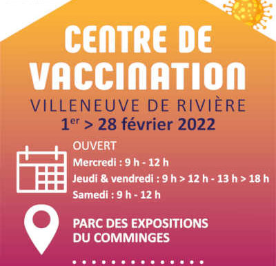Réouverture du centre de vaccination