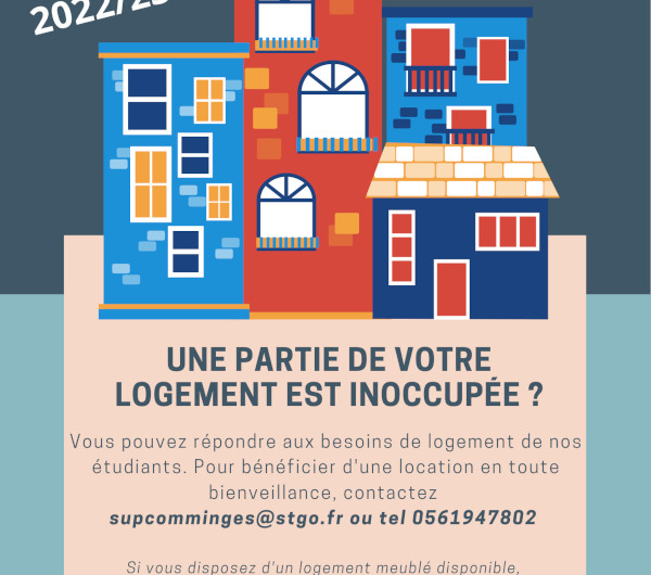 Une partie de votre logement est inoccupée ?