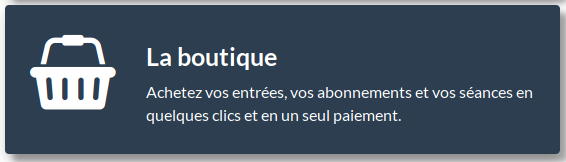 Complexe aqualudique : la boutique en ligne