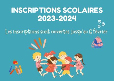 Inscription scolaire I Rentrée 2023-2024